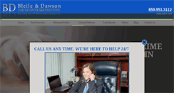 Desktop Screenshot of kydefensefirm.com